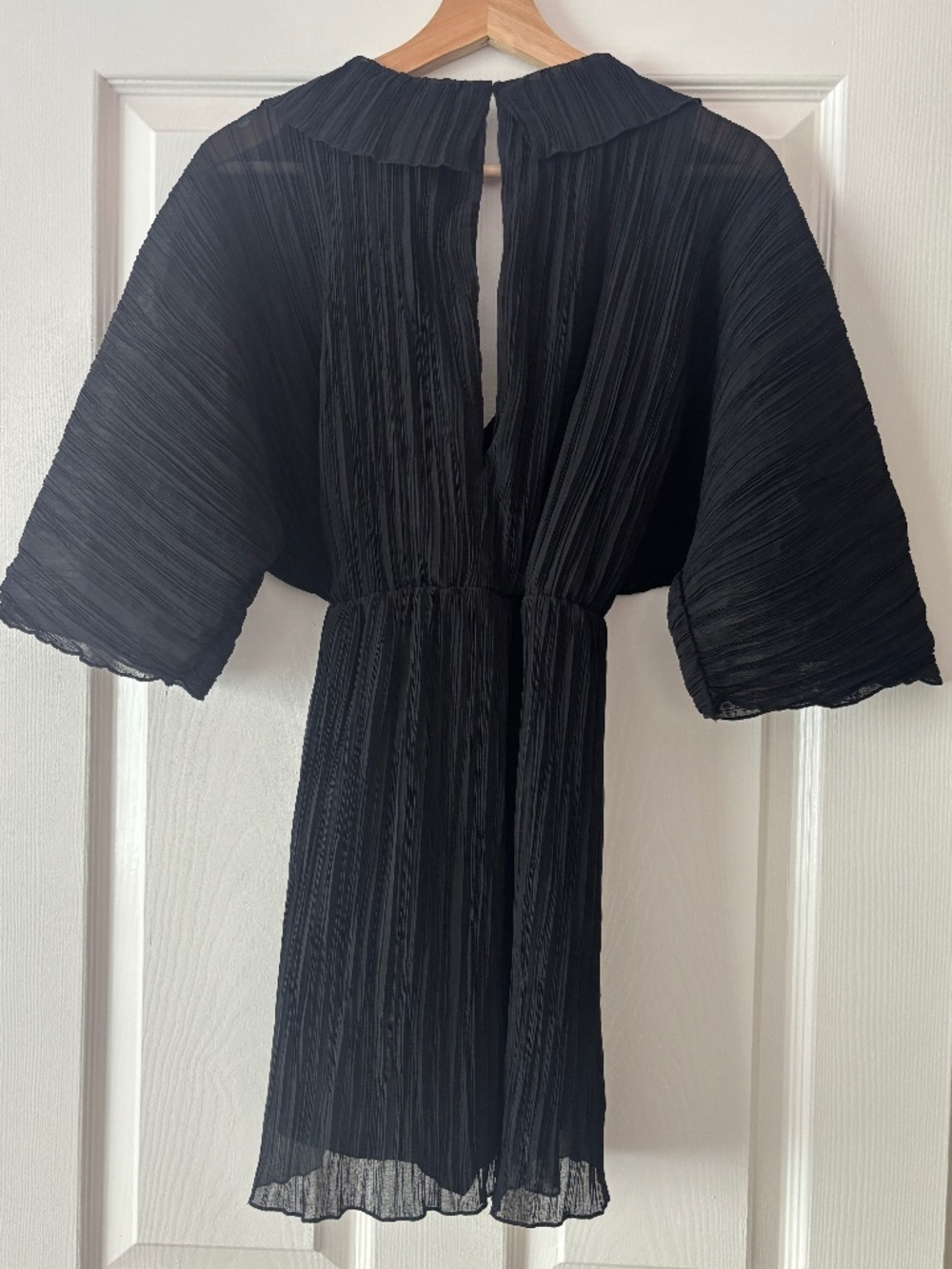 Zara Short Pleated Jumpsuit Black Size XS - Picture 7 of 11